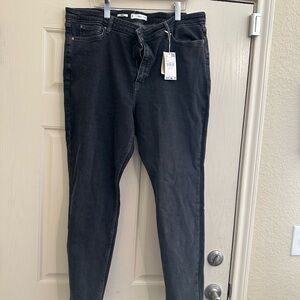 MNG Charcoal Denim Jeans